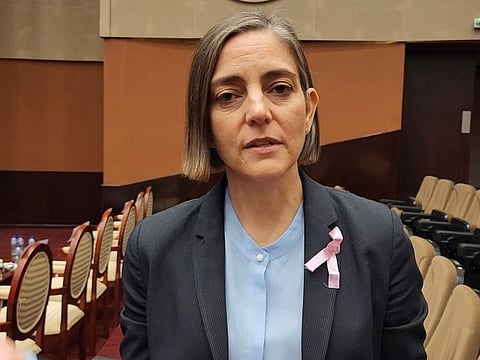 Dr Nicole Sirotin says breast cancer makes up more than 45 per cent of all cancers diagnosed in the UAE each year.