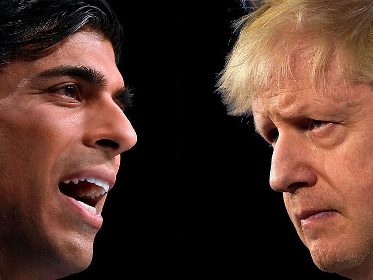 RISHI SUNAK AND BORIS JOHNSON