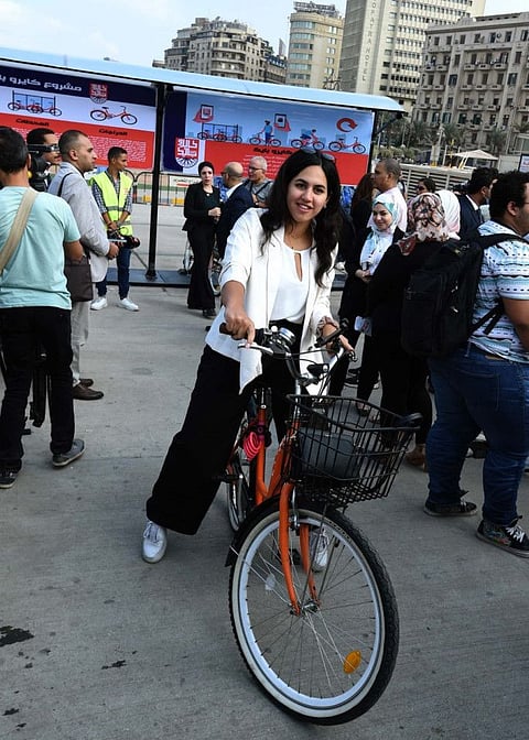 The first phase features 250 bikes available at 25 stops in central Cairo and adjacent areas.