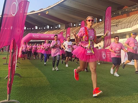 People of all abilities from 95 nationalities participated in the run at Zayed Sports City Stadium