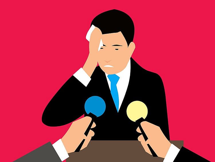 stock illustration graphic for stutter stammer