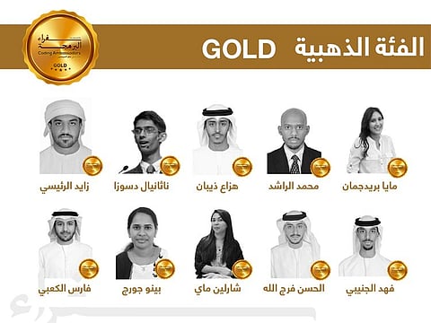 The Gold tier includes 33 ambassadors who are advanced in the digital field