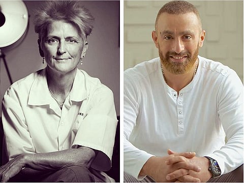 Cristina Bowerman (L) and Ahmed El Sakka