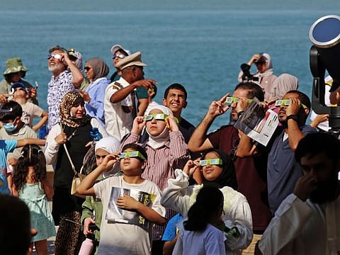 Photos: Solar eclipse in UAE and around the world