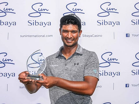 Naidoo claimed his maiden Sunshine Tour title on Friday as he won the SunBet Challenge hosted by Sun Sibaya at Umhlali Country Club