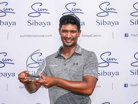 Naidoo claimed his maiden Sunshine Tour title on Friday as he won the SunBet Challenge hosted by Sun Sibaya at Umhlali Country Club