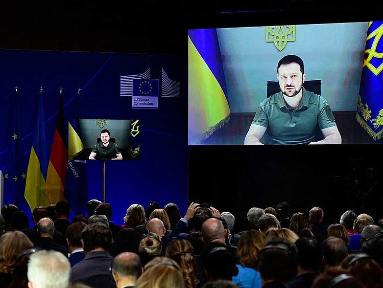Ukrainian President Volodymyr Zelensky