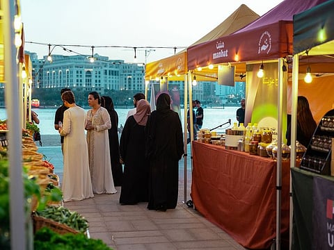 Visitors to the market at Marsa Plaza Promenade in Dubai Festival City will be able to choose from a wide array of fresh vegetables and seasonal fruits as well as other local products 