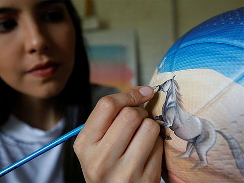 The boots will be presented within 3D structures that reproduce the eight stadiums that Qatar built for the World Cup in Doha, Lusail, Rayyan, Al Khor and Al Wakrah. 