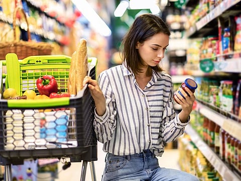Dont forget to check the 'use by' date of a product when out grocery shopping