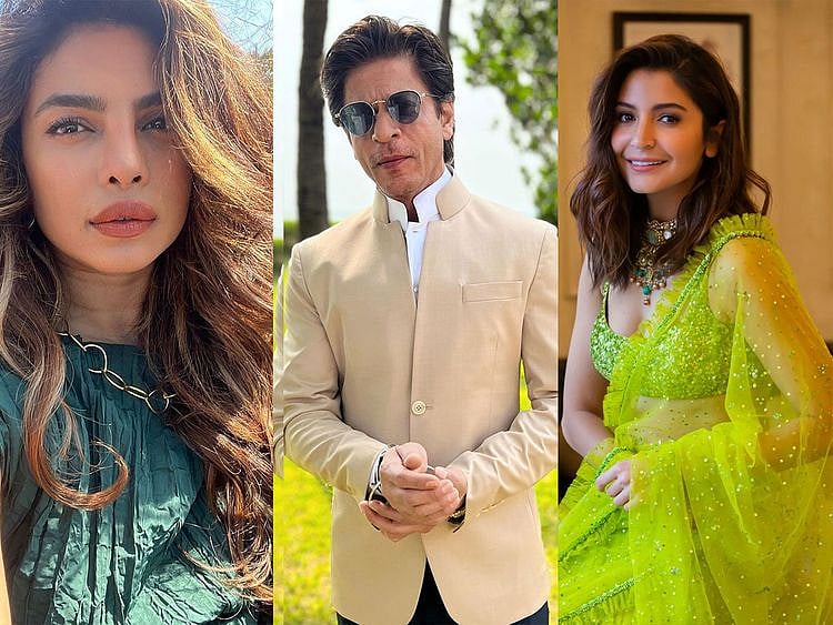 Priyanka Chopra, Shahrukh Khan and Anushka Sharma 