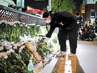 In pictures: South Korea in mourning after crowd crush kills 153 at Halloween party