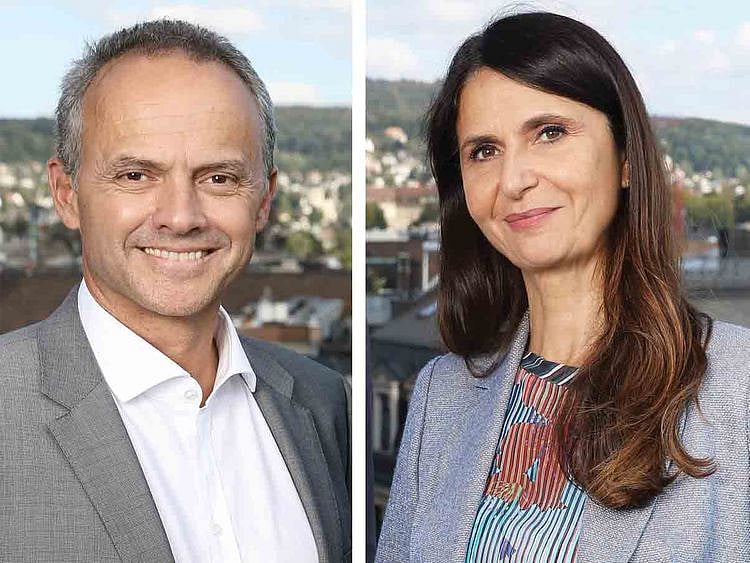 Dr Michael Schroter and Dr Nathalie Flury