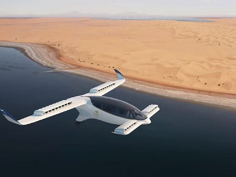 Lilium Saudia 100 VTOL jets