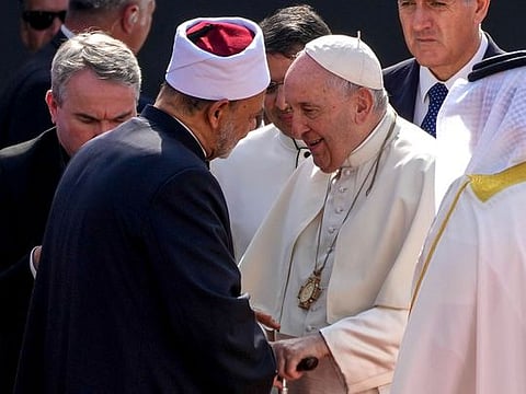 In pictures: Pope Francis's visit to Bahrain