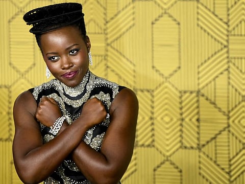 Cast member Lupita Nyong'o attends the premiere of "Black Panther: Wakanda Forever", in London, on November 3, 2022.