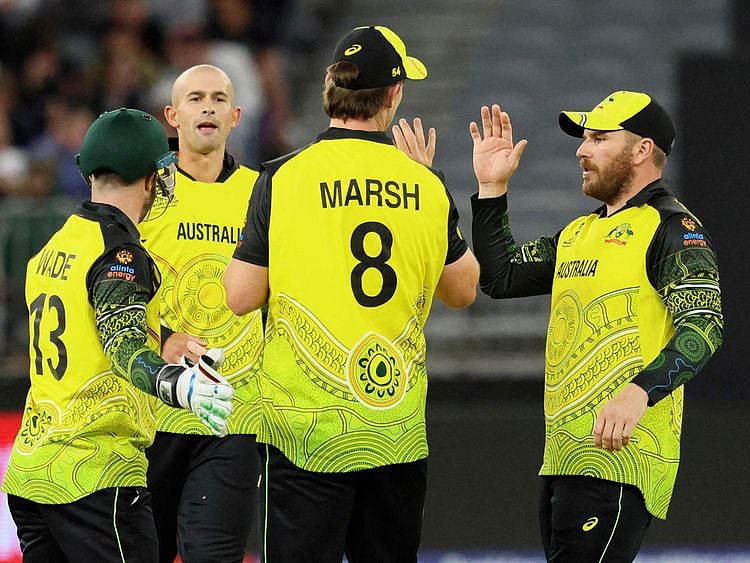 Australia’s captain Aaron Finch
