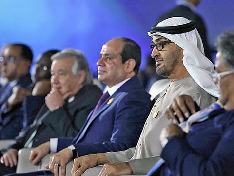 Photos: Mohamed bin Zayed and world leaders at COP27 in Egypt