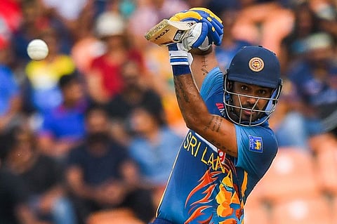 Sri Lanka's Danushka Gunathilaka appeared by video link in handcuffs at a Sydney court to seek bail after he was charged with four counts of sexual assault.