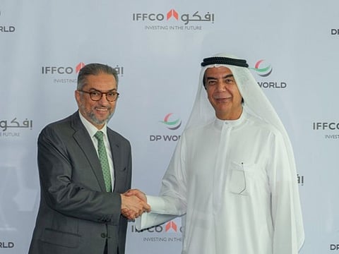 Suhail Albanna, CEO & Managing Director of DP World, Middle East & Africa, and Shiraz Allana, Director and supervisory board member of IFFCO.