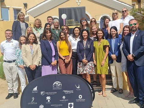 Officials of the UAE Golf Clubs participating in the 2022  -2023 UAE Ladies Interclub Challenge