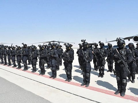 Jelmoud 3 drilll emphasised army cohesion, including bonding of army soldiers for sustaining their will and commitment to the unit, mission accomplishments of military principles, concepts, and joint procedures between the BDF Royal Guard and the UAE Armed Forces Presidential Guard (UAE-PG).