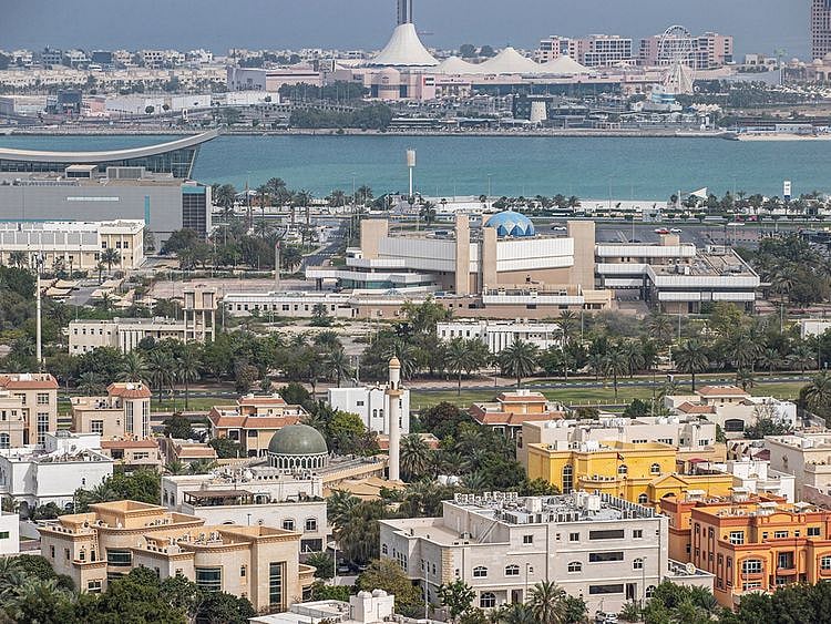 Stock - Abu Dhabi skyline