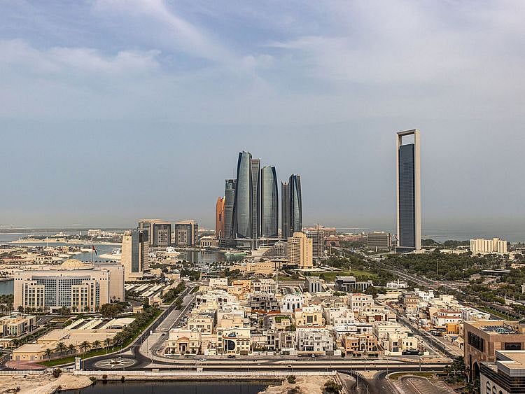 Stock - Abu Dhabi skyline