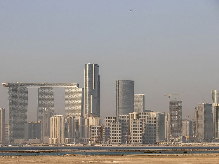 Stock - Abu Dhabi skyline