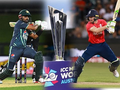 Pakistan, led by Babar Azam (left) will clash with Jos Buttler-led England in the T20 World Cup cricket final in Melbourne on Sunday. The teams are so evenly matched that it is difficult to pick the winners.