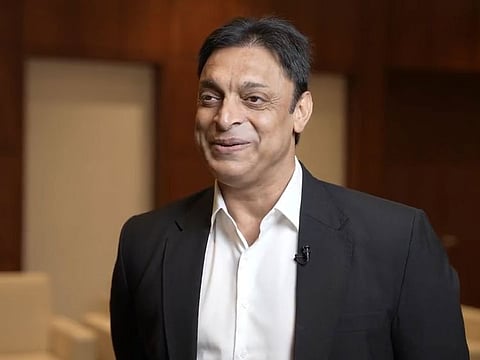 Shoaib Akhtar in conversation with SIBF before his main session at the ballroom 