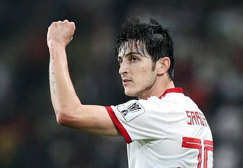 Iran's Sardar Azmoun.