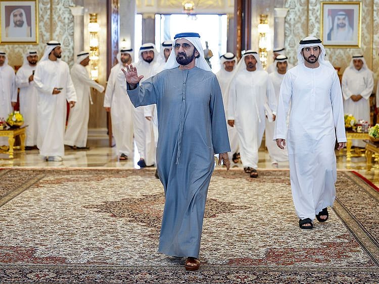 mbr meets gov officials n businessmen at zabeel palace on nov 15