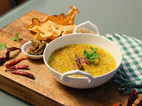 Made up of some lentils, spices and rice; khichdi is a simple dish to have and make. 