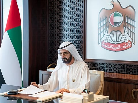 His Highness Sheikh Mohammed bin Rashid Al Maktoum, Vice-President and Prime Minister of the UAE and Ruler of Dubai 
