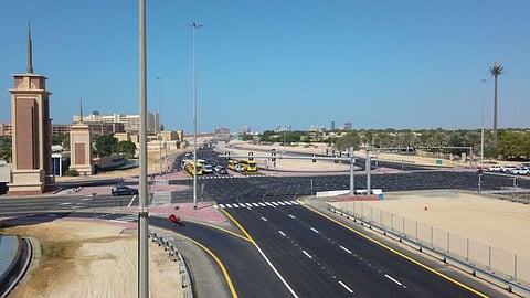 The Roads and Transport Authority (RTA) has completed improvement work on Al Qudra Road to improve traffic flow