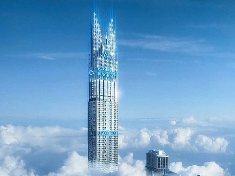Dubai's latest skyscraper project has set direct sights on one figure - 472.4 metres. This is the height of the world's current tallest residential, the Central Park Tower in Manhattan. 