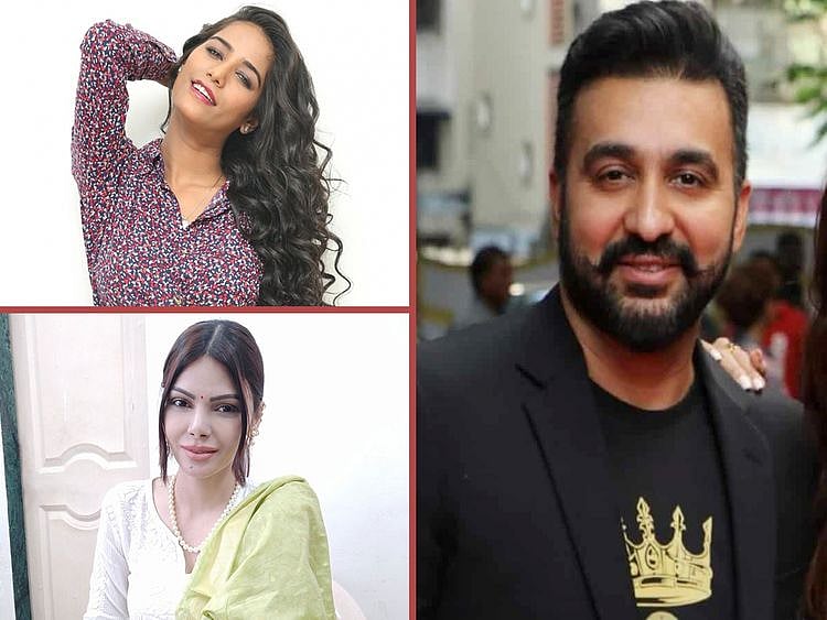  Poonam Pandey, Raj Kundra and Sherlyn Chopra.