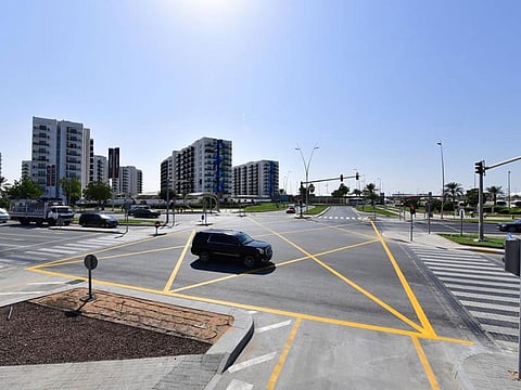 Police said stopping within the yellow box at the centre of an intersection, or speeding up to make it past a traffic light, can expose drivers to the risk of collision
