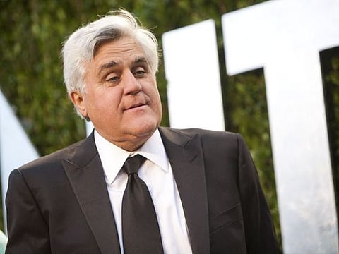 US comedian Jay Leno.