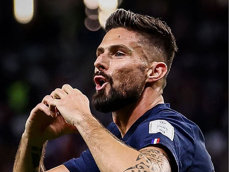 Olivier Giroud of France.
