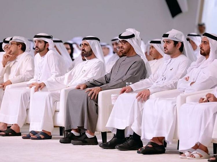 UAE President at the annual government meetings in Abu Dhabi
