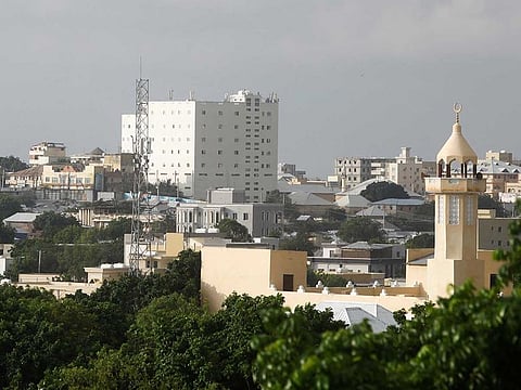 A general view shows a section of the skyline of Mogadishu, Somalia November 28, 2022. 