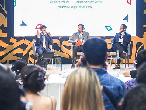 The influence of the Arabic language on the Spanish language was the theme of a panel discussion at the fair