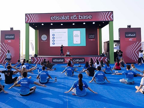 The app's services were highlighted during a recent health event in Dubai