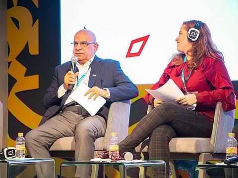 Abdul Hamid Ahmad (left), CEO of Al Nisr Publishing and Editor-in-Chief of Gulf News, shared his insights during a panel discussion titled ‘Media: A Link Between the UAE and Mexico’