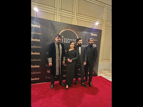 Gaurang Doshi, Raja Salauddin and Usman Jazba at the award ceremony