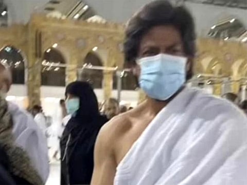 Shah Rukh Khan at the holy city of Mecca.