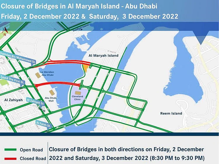 Two bridges closed