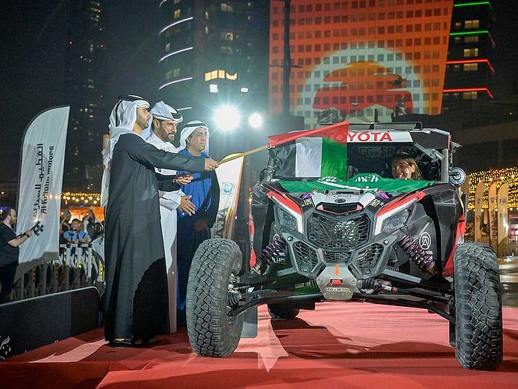 Dubai International Baja flagoff